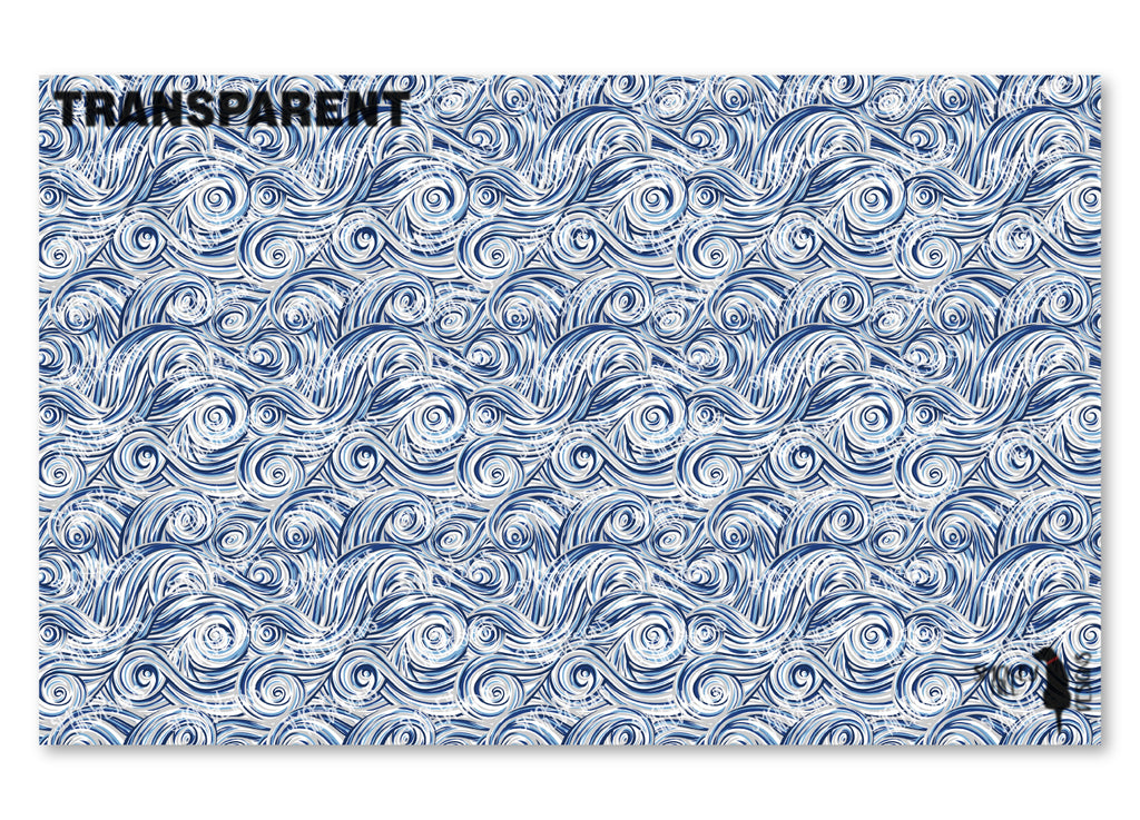 PatternPly® Transparent Blue and Gray Swirls product photo 2
