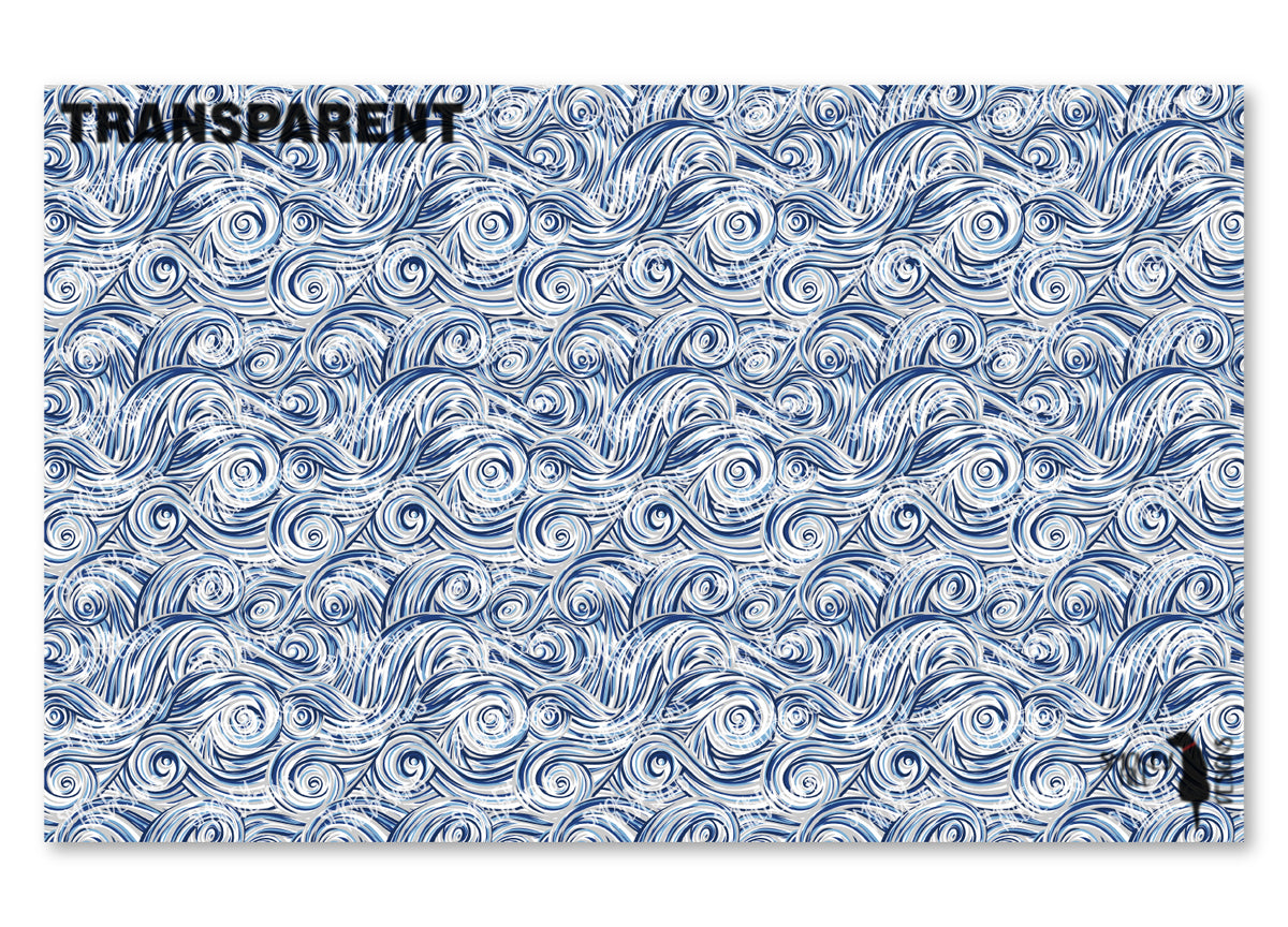 PatternPly® Transparent Blue and Gray Swirls product photo 2