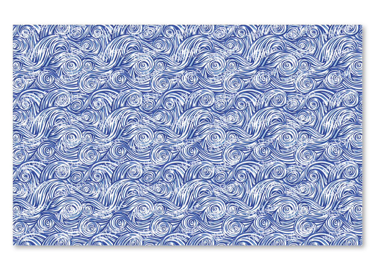 PatternPly® Scattered Blue and White Swirls product photo 2