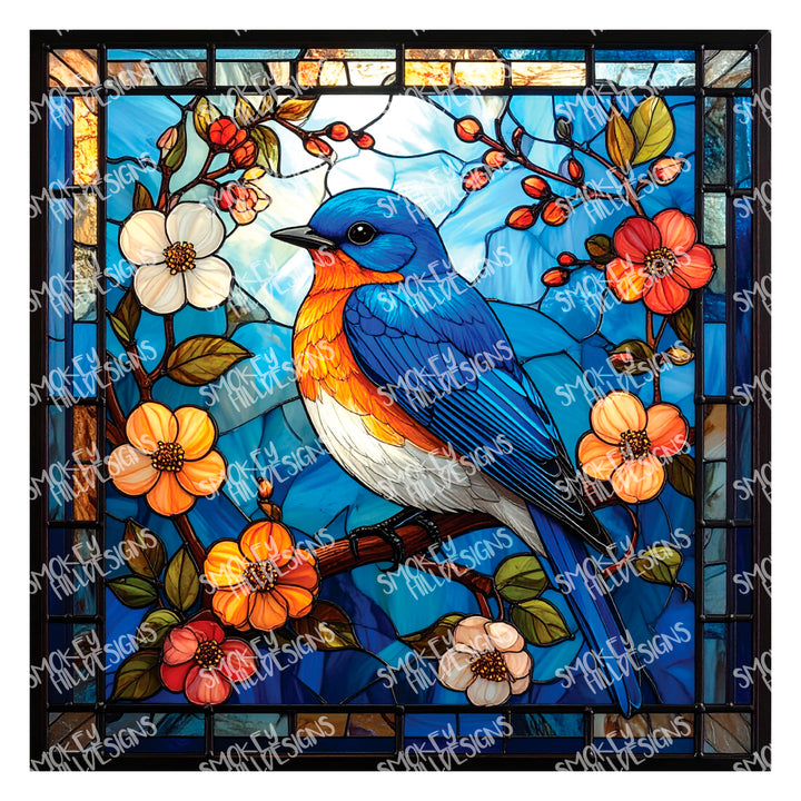 PatternPly® Transparent Blue Bird