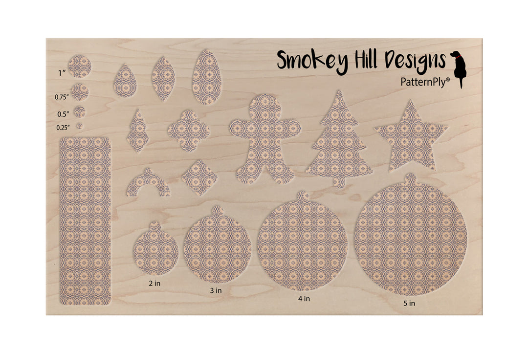 PatternPly® Naturals Blue China Circles Small