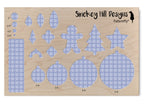 PatternPly® Scattered Micro Blue China Circles product photo 3