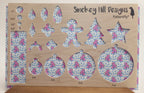 PatternPly® Full Coverage Coquette Floral Bouquet Blue Bows product photo 2