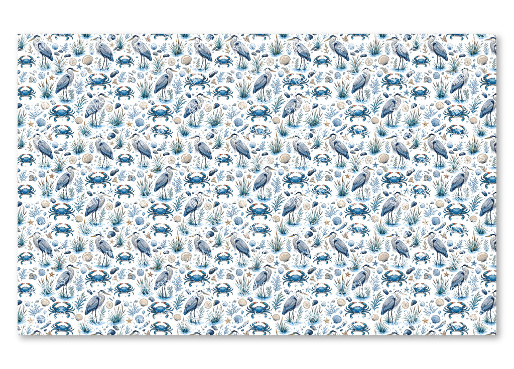 PatternPly® Scattered Blue Crab And Heron product photo 2