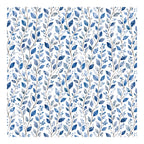 PatternPly® Scattered Blue Leaves sheet showing the pattern