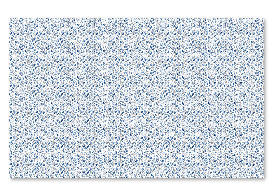 PatternPly® Scattered Blue Leaves