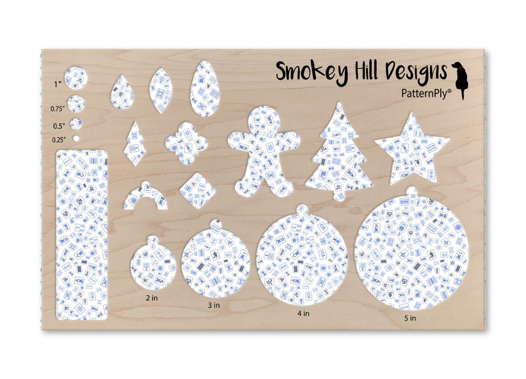 PatternPly® Scattered Blue Mahjong product photo 3