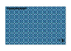 PatternPly® Transparent Blue Mosaic Stained Glass Flowers product photo 2