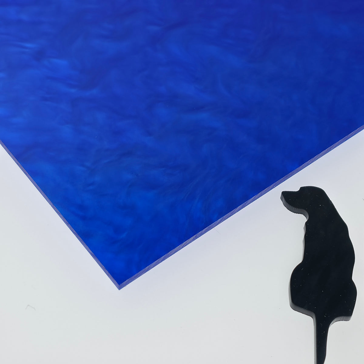 Blue Sapphire Planetary Pearl acrylic sheet