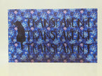 PatternPly® Transparent Blue Snowflake Watercolor sheet showing the pattern