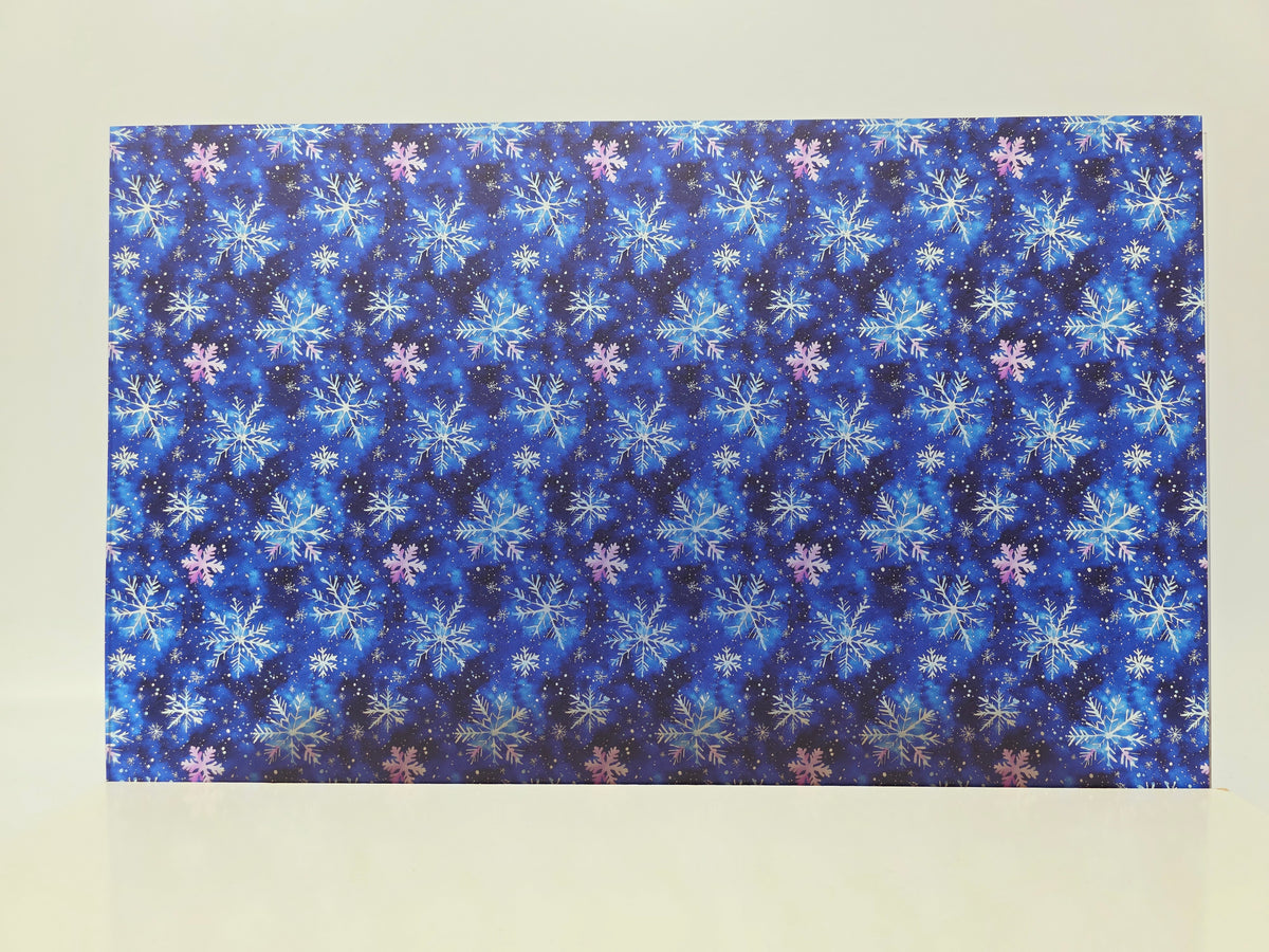 PatternPly® Transparent Blue Snowflake Watercolor product photo 2