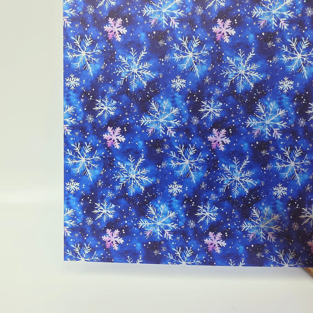 PatternPly® Transparent Blue Snowflake Watercolor product photo 4