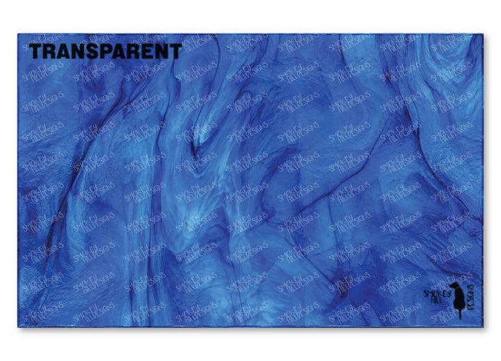 PatternPly® Transparent Realistic Blue Stained Glass