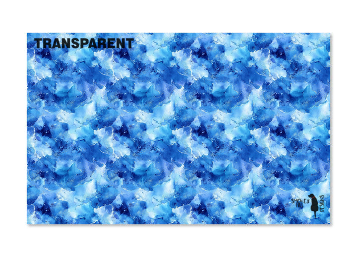 Blue Designs Translucent PatternPly® Transparent Blue Watercolor – Smokey Hill Designs