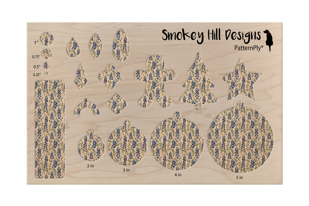 PatternPly® Naturals Bluebonnet Flowers