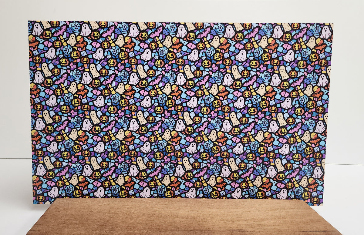 PatternPly® Full Coverage Bold Halloween Stained Glass product photo 3