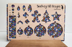 PatternPly® Full Coverage Bold Halloween Stained Glass product photo 2