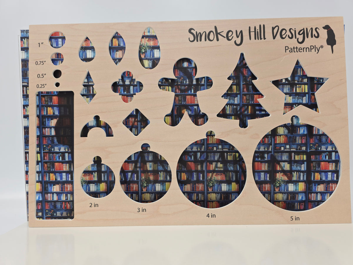 PatternPly® Transparent Bookshelves and House Plants product photo 2
