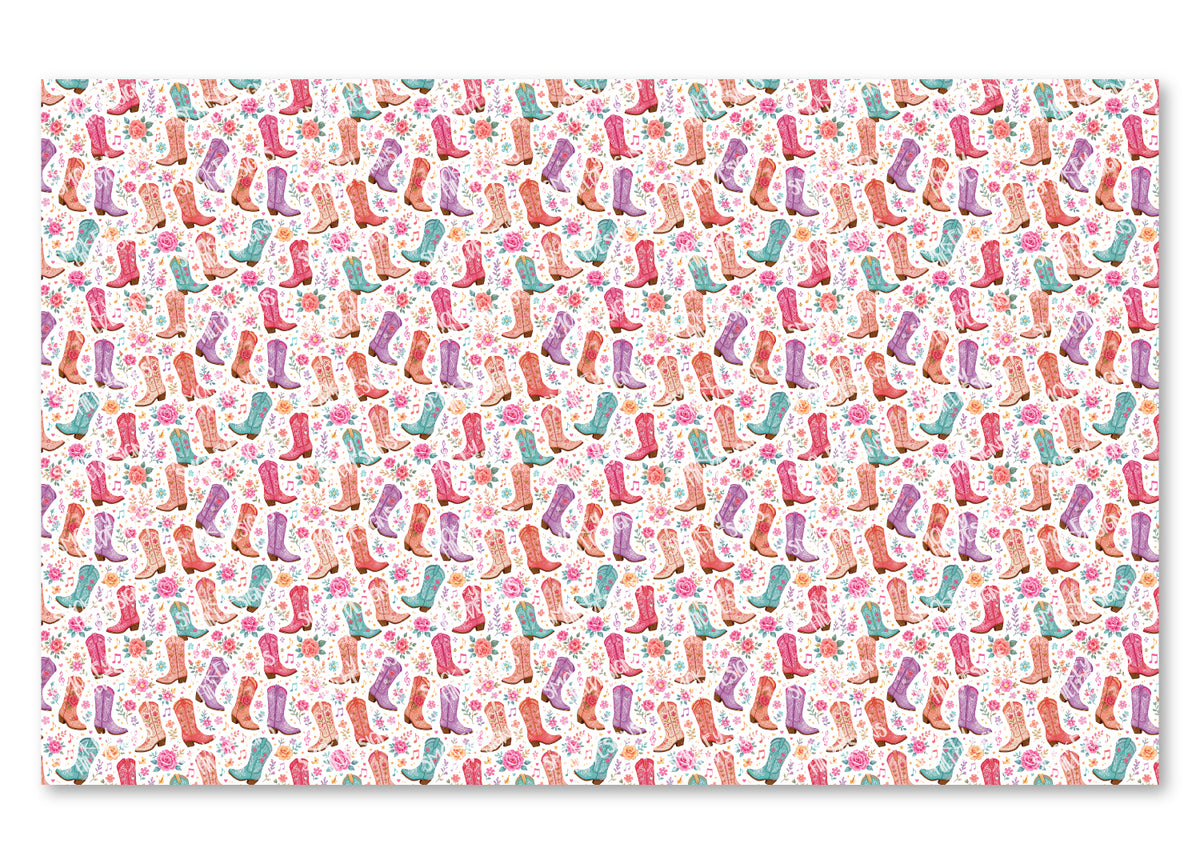 PatternPly® Scattered Pink Boots product photo 2