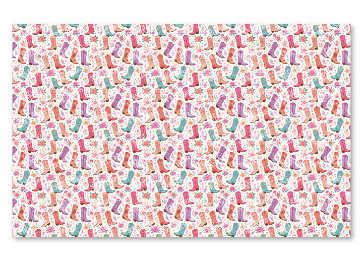 PatternPly® Scattered Pink Boots