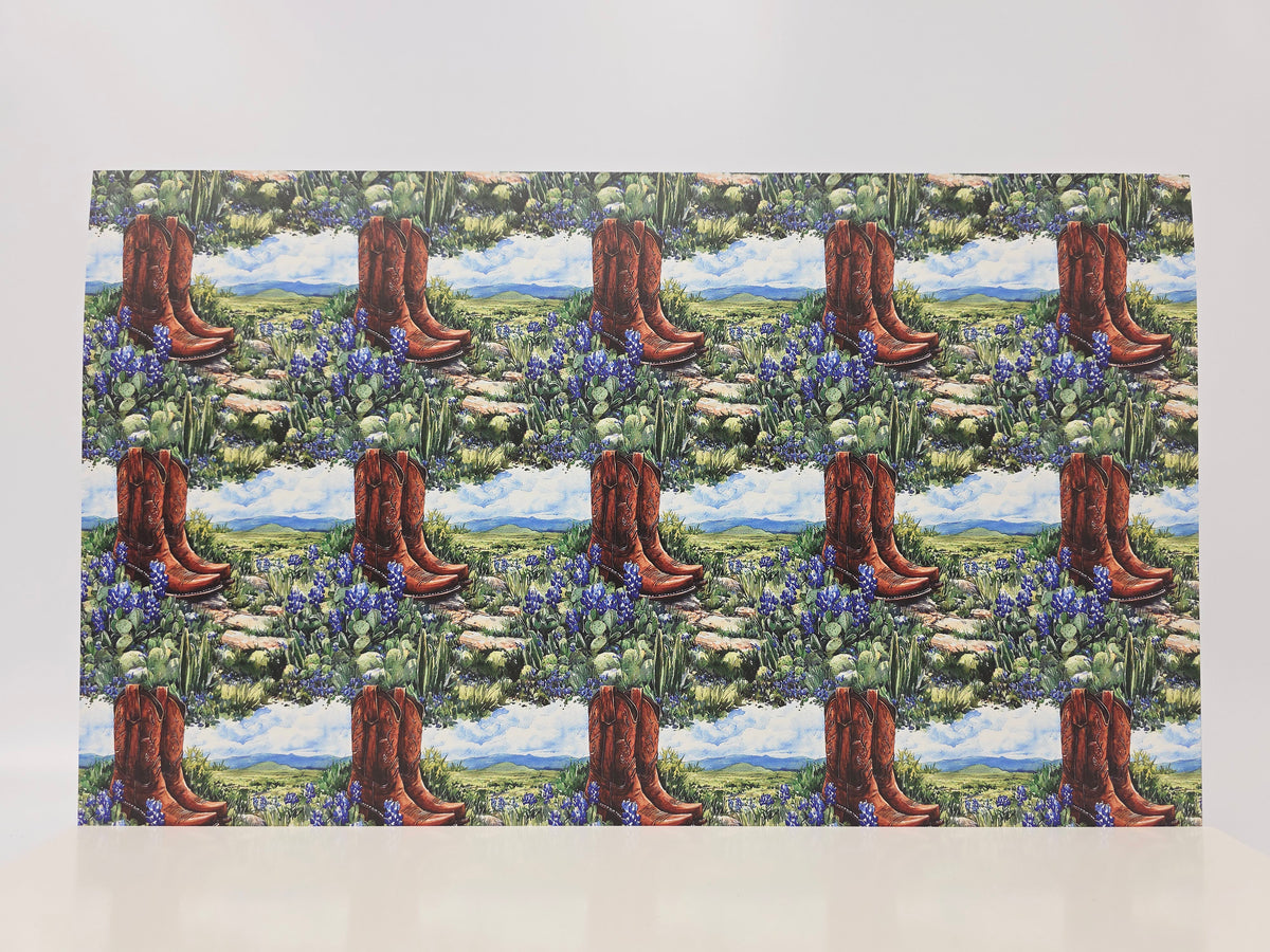 PatternPly® Full Coverage Boots And Bluebonnets product photo 3