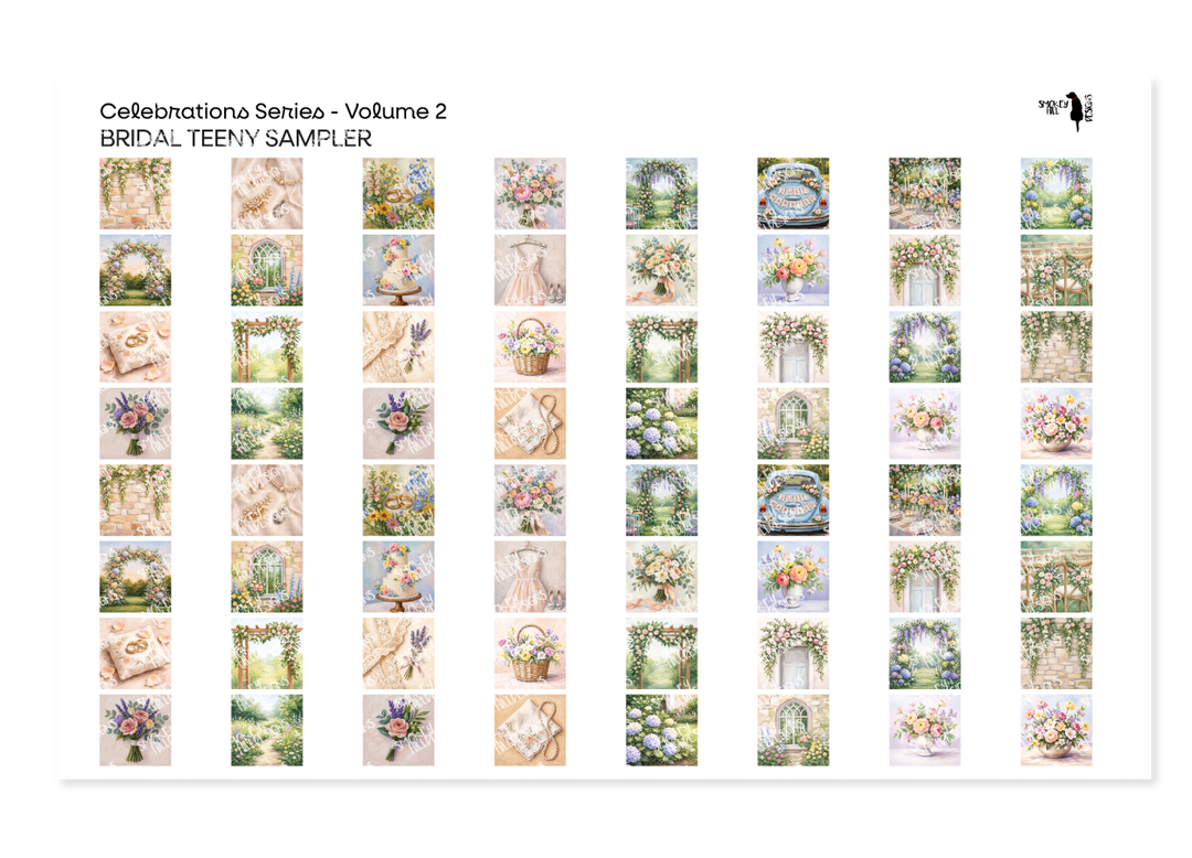 PatternPly® Transparent Bridal Teeny Sampler Volume 2 Teeny Sampler Teeny Sampler