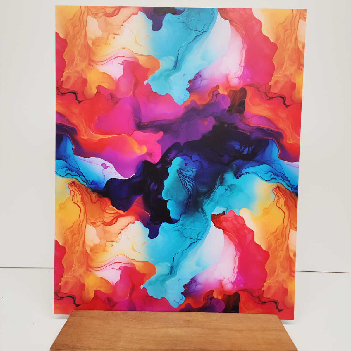 PatternPly® 19x24" Bright Flow XL Scale sheet showing the pattern