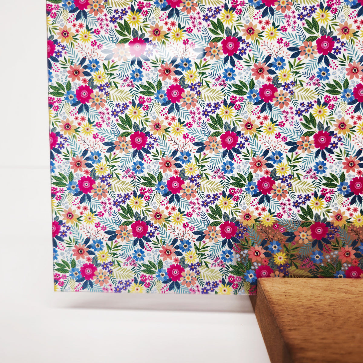 PatternPly® Scattered Bright Miniature Floral Bouquet sheet showing the pattern