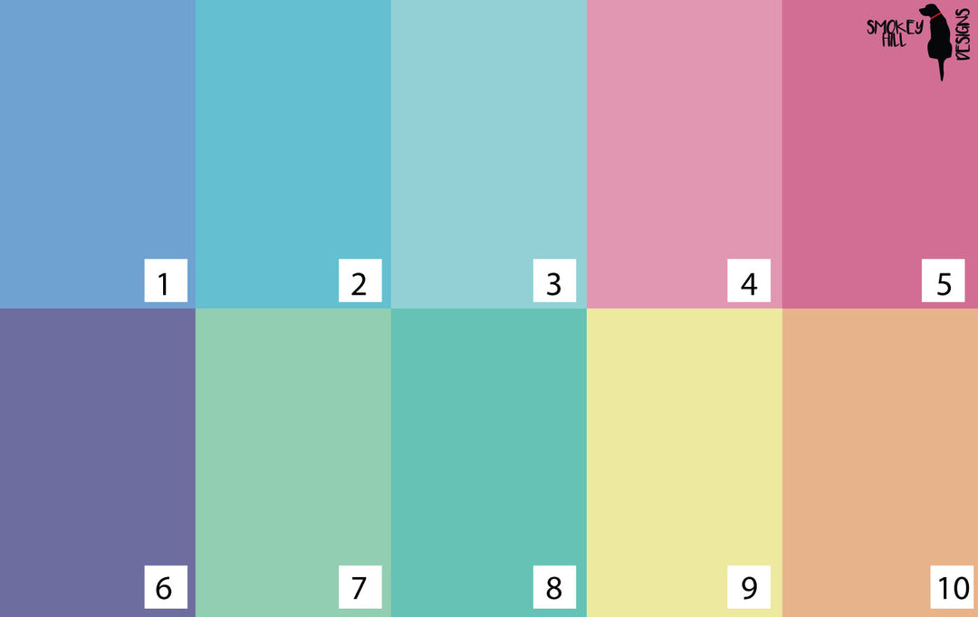 Glitter Lab™ Transparent Volume 1 Bright Pastels Color Palette Sampler