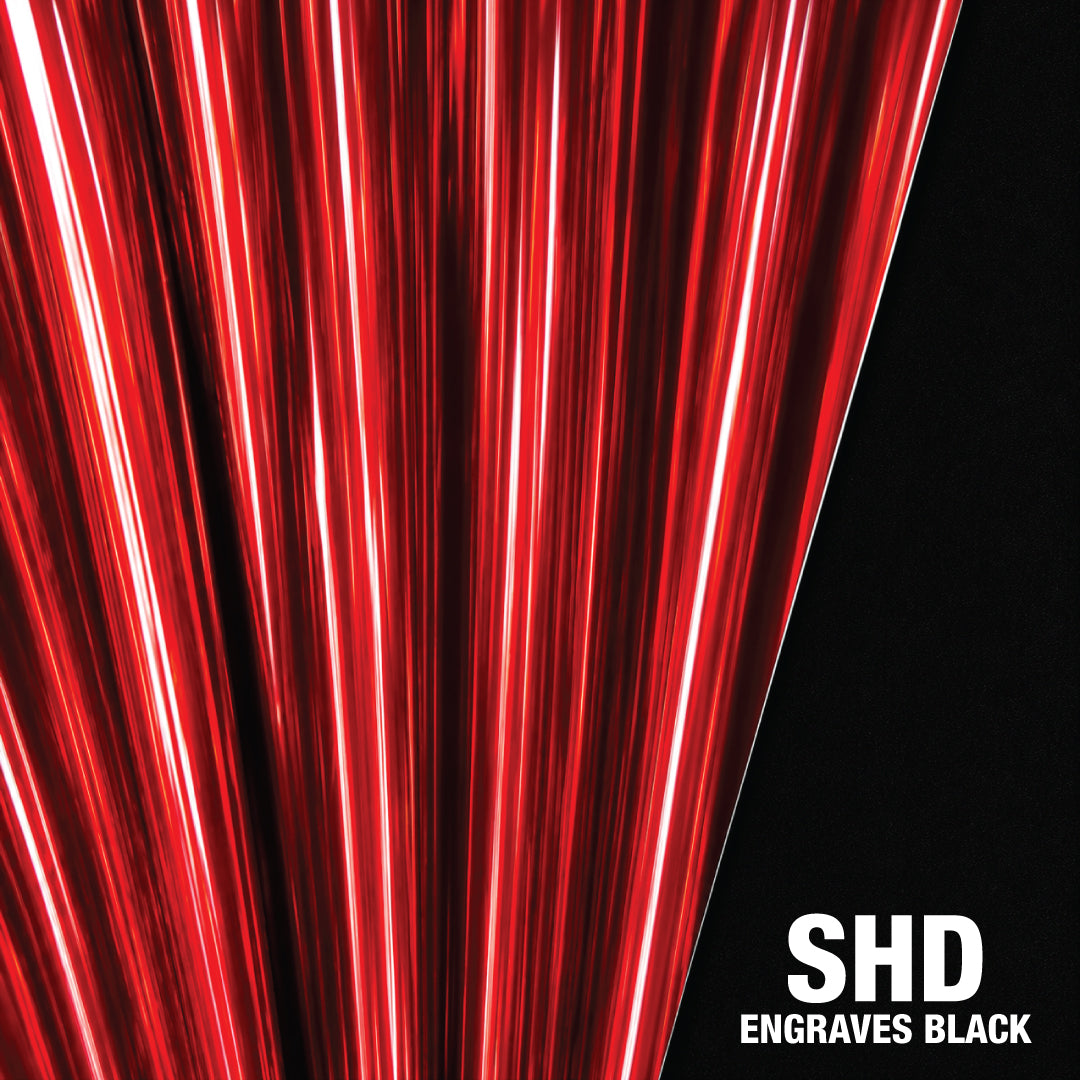 Red Holographic SmokeHide™ Leatherette