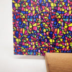 PatternPly® Full Coverage Bright Stained Glass sheet showing the pattern