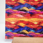 PatternPly® Full Coverage Bright Sunrise Stained Glass sheet showing the pattern