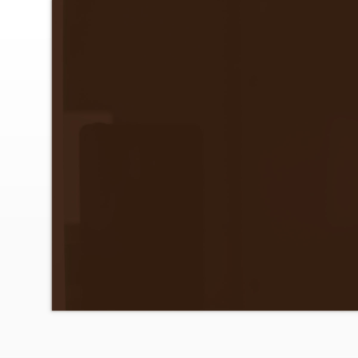 1/8" Solid Brown - Gloss / Gloss