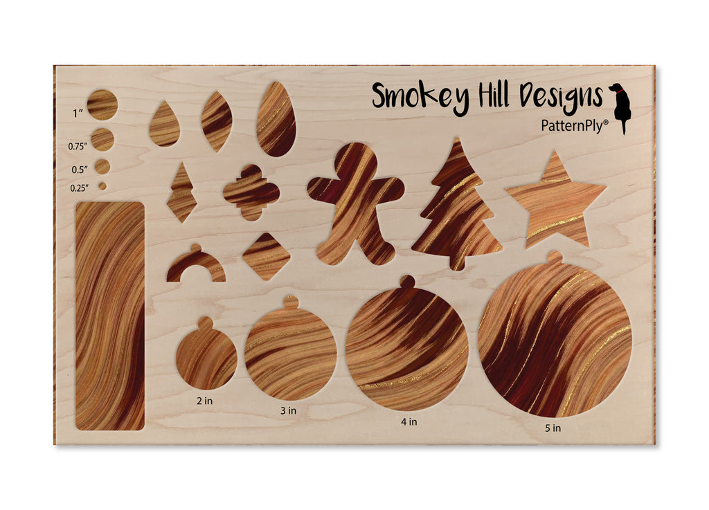 PatternPly® Transparent Brown and Tan Color Waves product photo 3