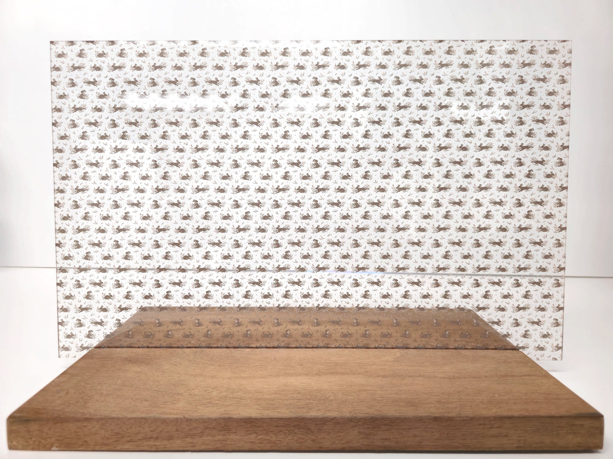 PatternPly® Scattered Brown Bunny Floral product photo 3