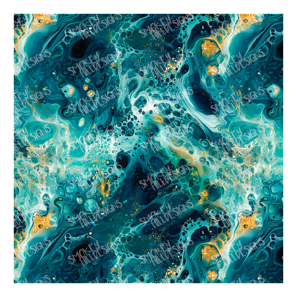 PatternPly® Full Coverage Bubbling Swirls sheet showing the pattern