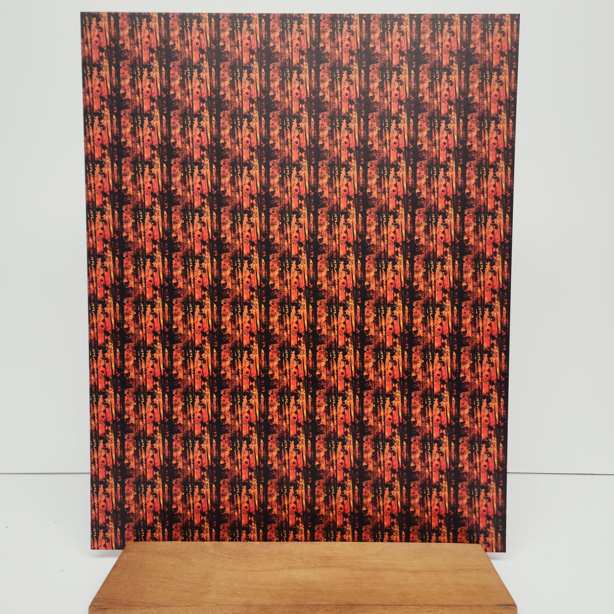 PatternPly® 19x24" Burnt Fall Original Scale sheet showing the pattern