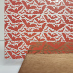PatternPly® Scattered Vermilion Bats sheet showing the pattern