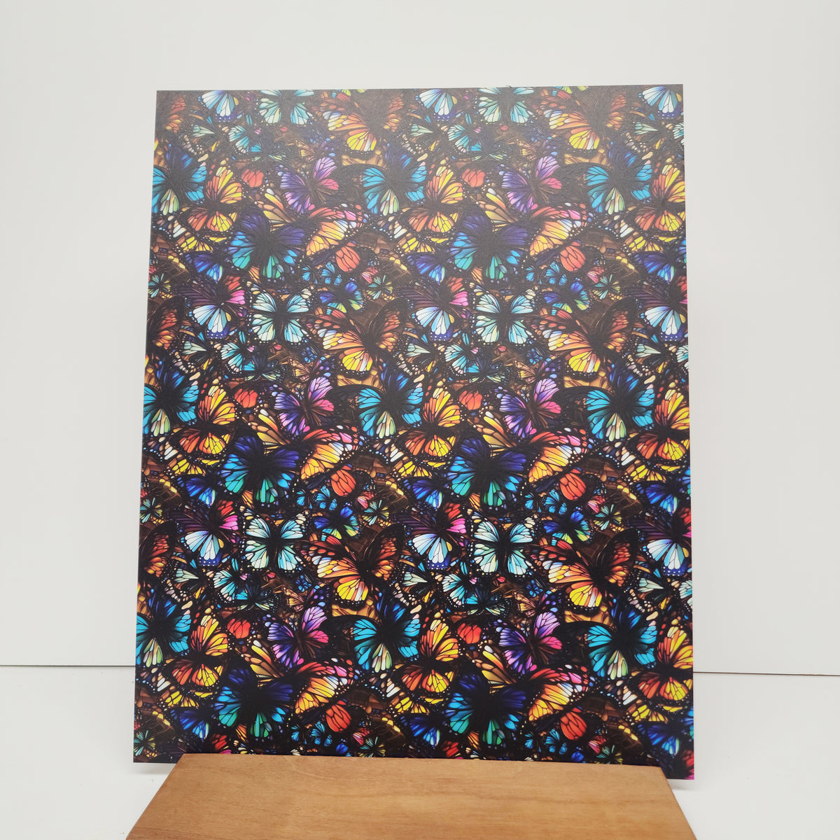 PatternPly® 19x24" Colorful Butterflies XL Scale sheet showing the pattern
