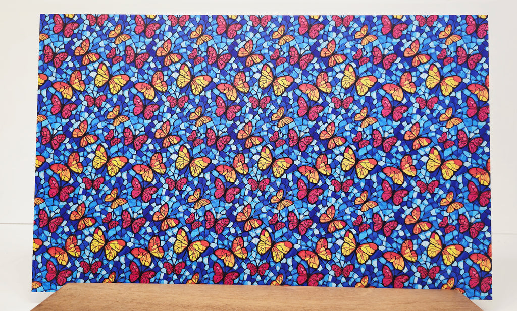 PatternPly® Full Coverage Butterfly Sky Stained Glass product photo 3
