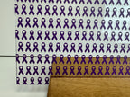 PatternPly® Scattered Purple Ribbons sheet showing the pattern