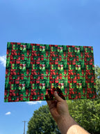 PatternPly® Transparent Stained Glass Presents sheet showing the pattern