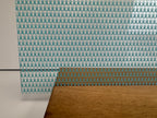 PatternPly® Scattered Mini Turquoise Ribbons sheet showing the pattern
