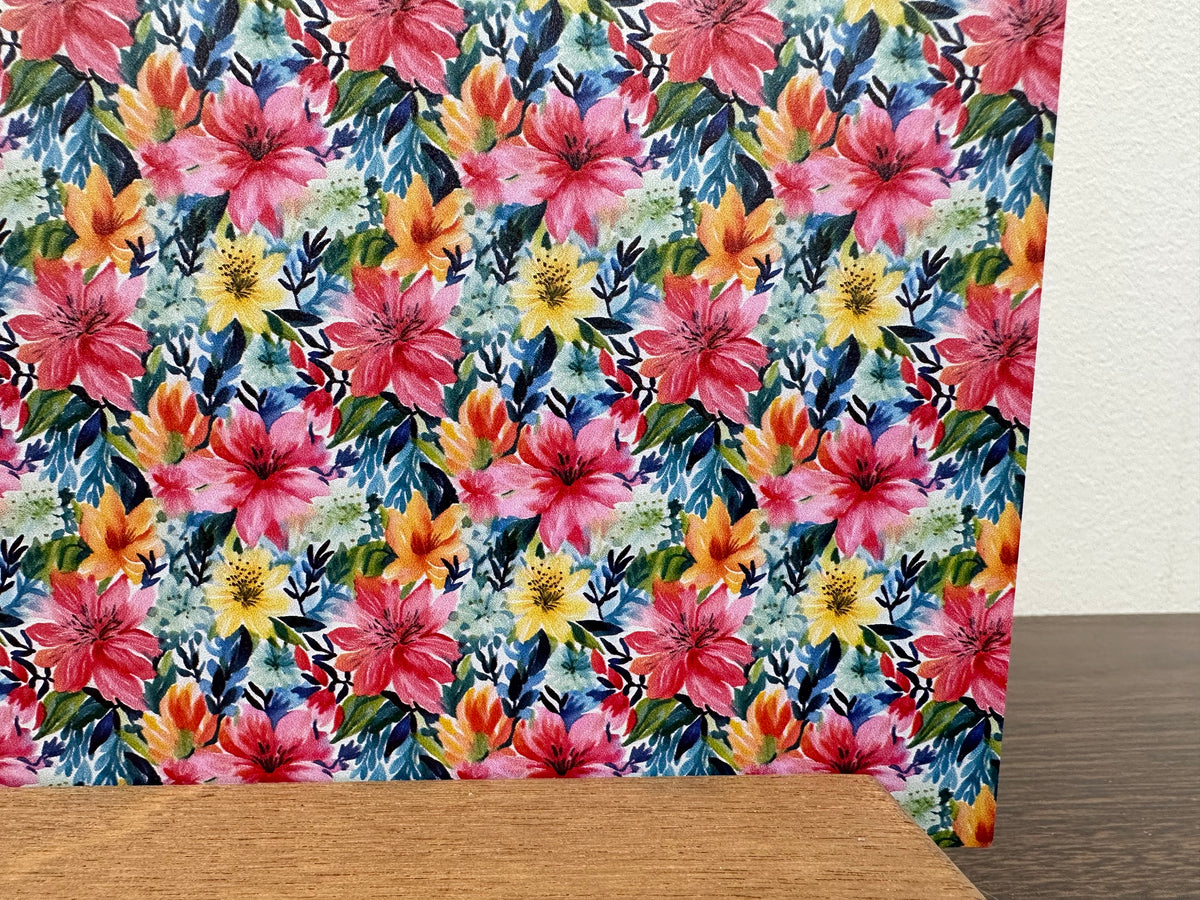 PatternPly® Full Coverage Brushstroke Floral sheet showing the pattern