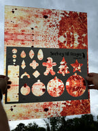 PatternPly® 19x24" Transparent Bloody Fabric XL Scale product photo 2
