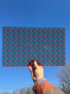 PatternPly® Transparent Mini Farmhouse Roses sheet showing the pattern