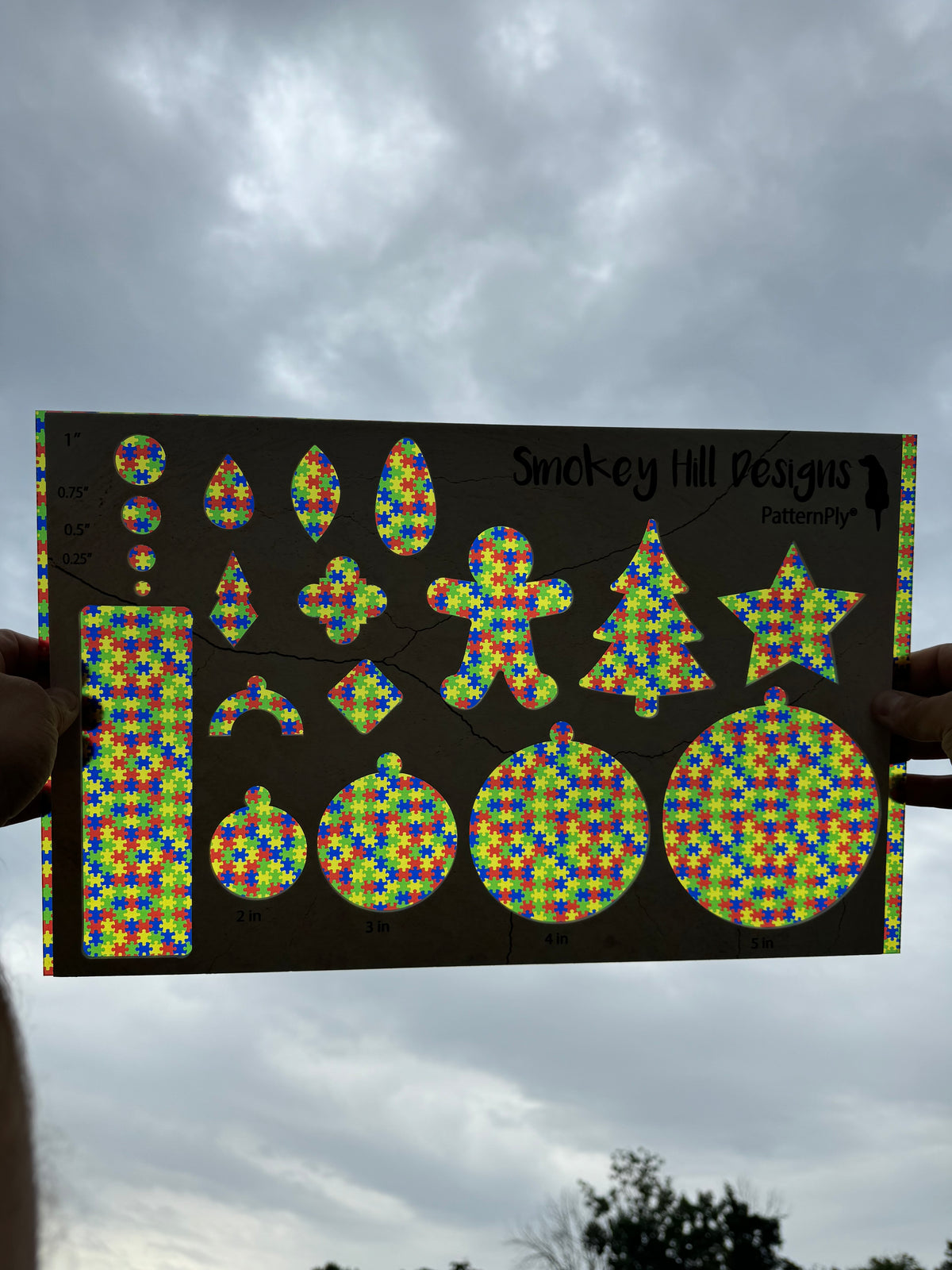 PatternPly® Transparent Mini Rainbow Puzzle product photo 2
