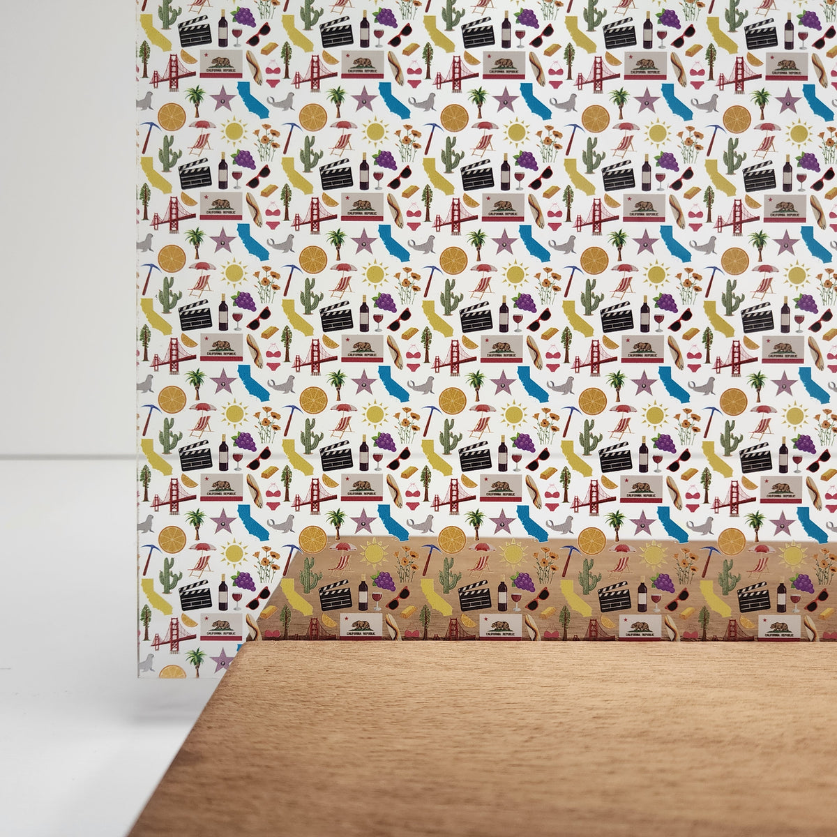 PatternPly® Scattered California Icons sheet showing the pattern