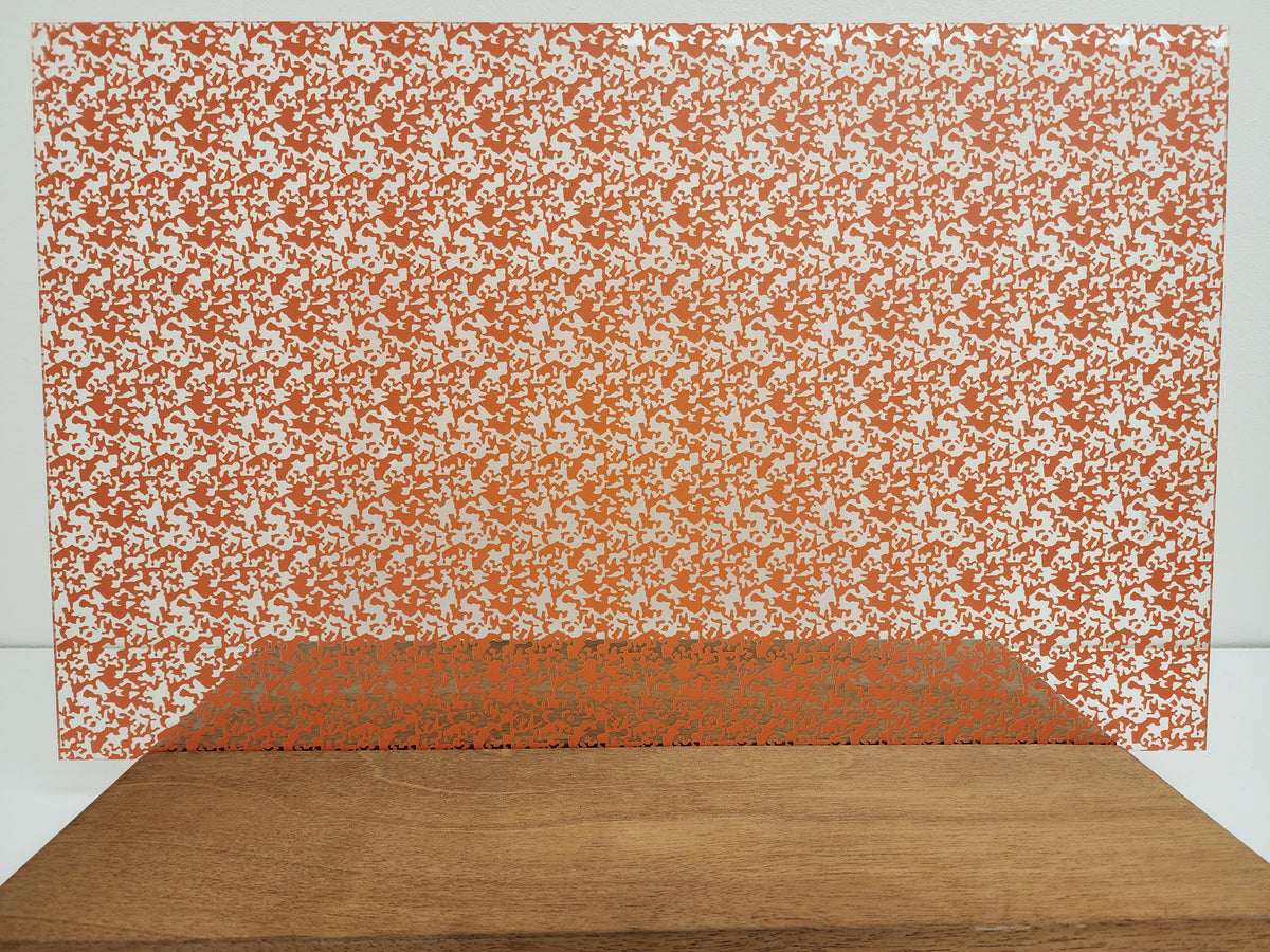 PatternPly® Scattered Camouflage ORANGE product photo 3