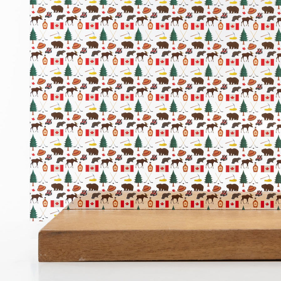 PatternPly® Scattered Canada Icons sheet showing the pattern